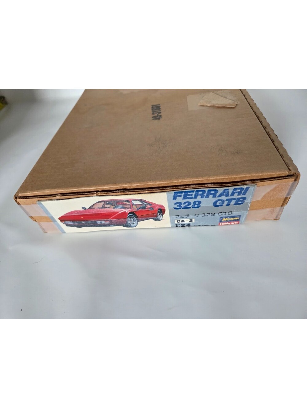 Hasegawa 1:24 Ferrari 328 GTB CA-3 Plastic Model Kit Unassembled Vintage Japan